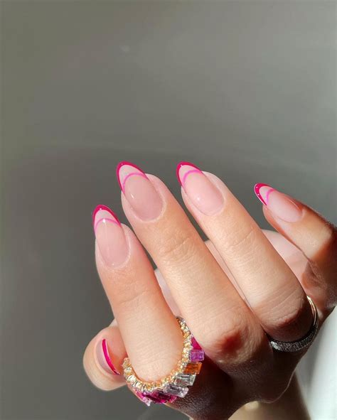 dior double french nails|double french nail art.